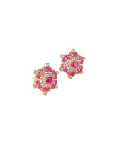 Radiant Floral Stud Earrings